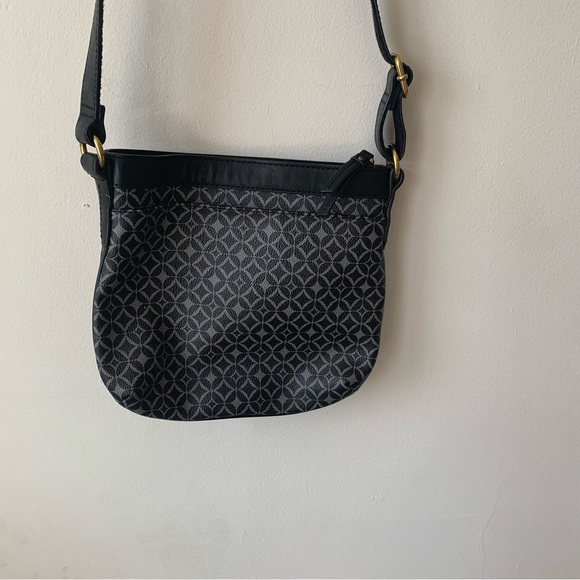 FOSSIL BLACK AND GRAY CROSSBODY BAG - Picture 8 of 10